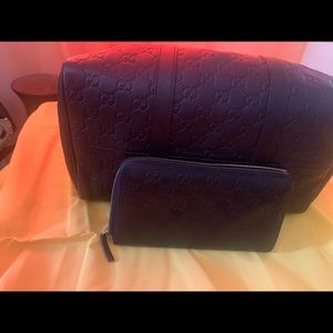 authentic Gucci bag and wallet